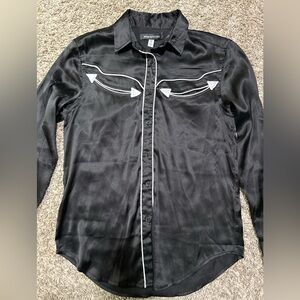 Urban Outfitters Black Button Up